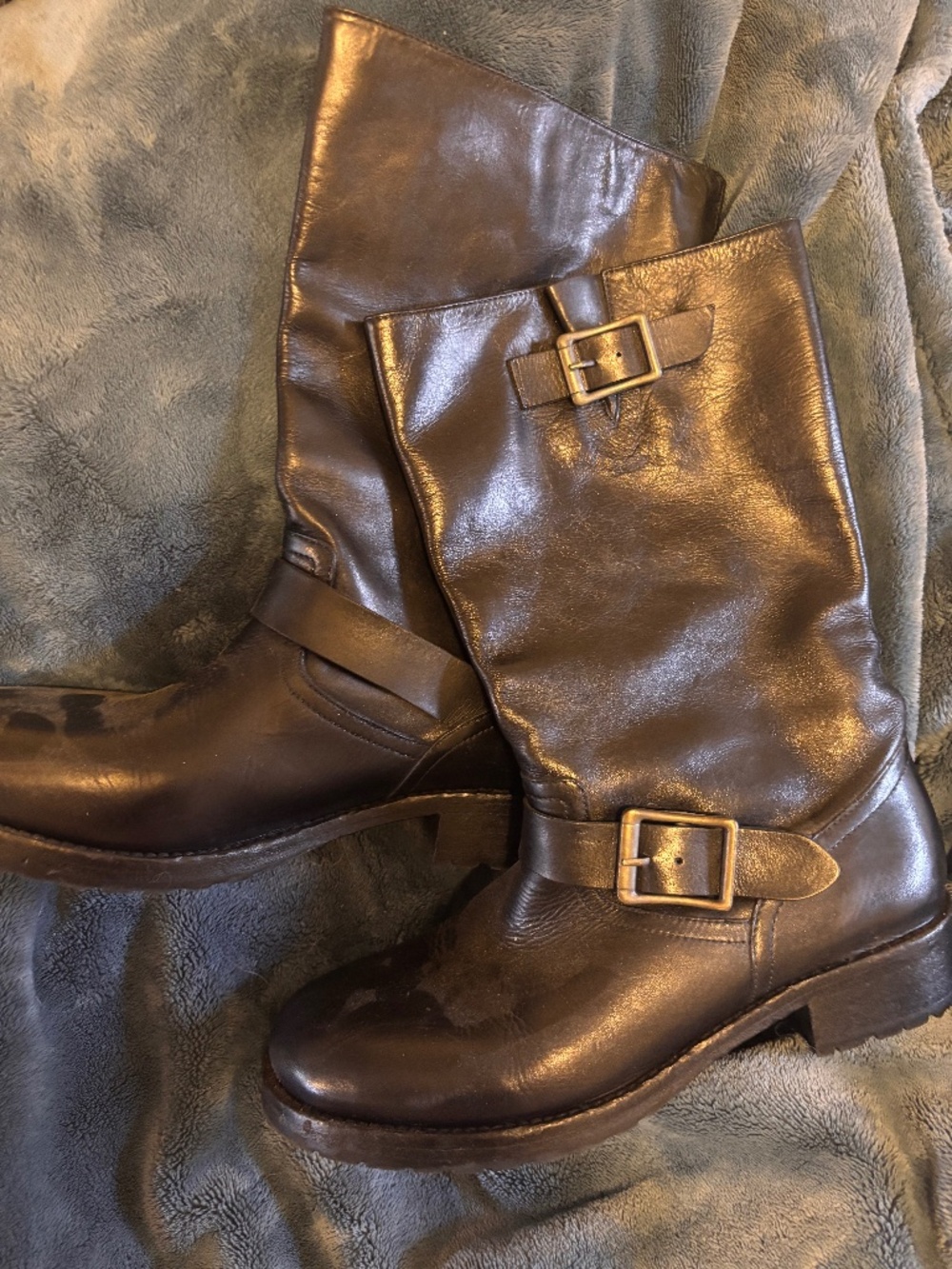 Free People Motorcycle Boots. Size 9.
